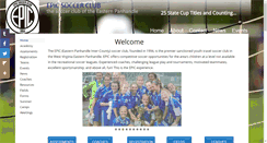 Desktop Screenshot of epicsoccerclub.org